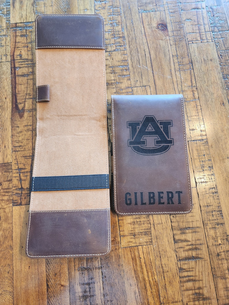 Golf Scorecard and Yardage Book Holder Personalized Custom Golf Gift
