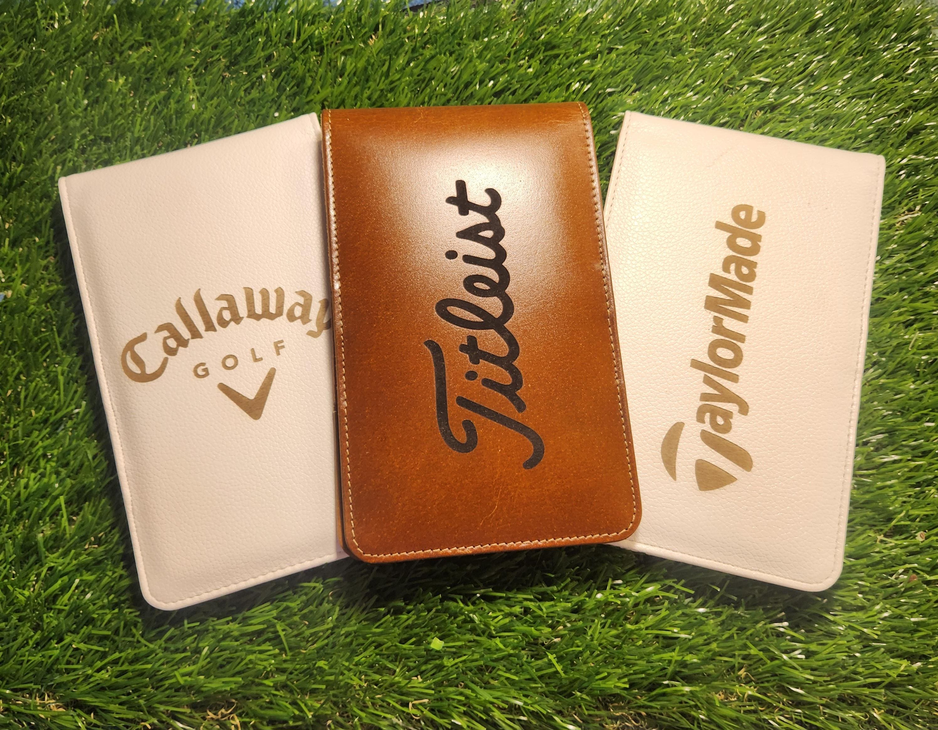Porte-carte De Score Izzo Callaway Premium - Gris Cuir - Accessoire Golf