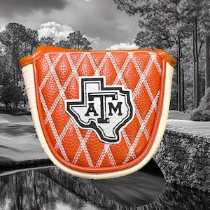 Putter cover custom leather personalized golf putter head cover