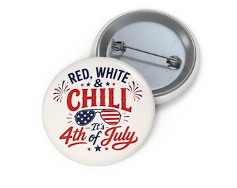 Spilla "Red White & Chill" per il 4 luglio