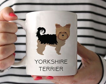 Yorkshire Terrier Coffee Mug - Yorkshire Terrier Ceramic Mug  - Dog Mug - Yorkshire Terrier Lover Gift - Yorkie Coffee Mug - Yorkie gift