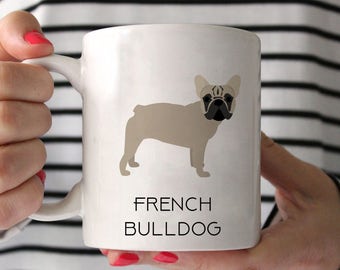 French Bulldog Coffee Mug - French Bulldog Ceramic Mug  - Dog Mug - Gift for Coffee Lovers - French Bulldog Lover Gift - Frenchie Mug