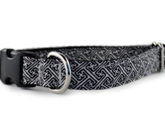 Navy Dog Collar - Celtic Dog Collar - Navy Clancy Dog Collar - Réglable Dog Collar - Boy Dog Collar - Pet Collar