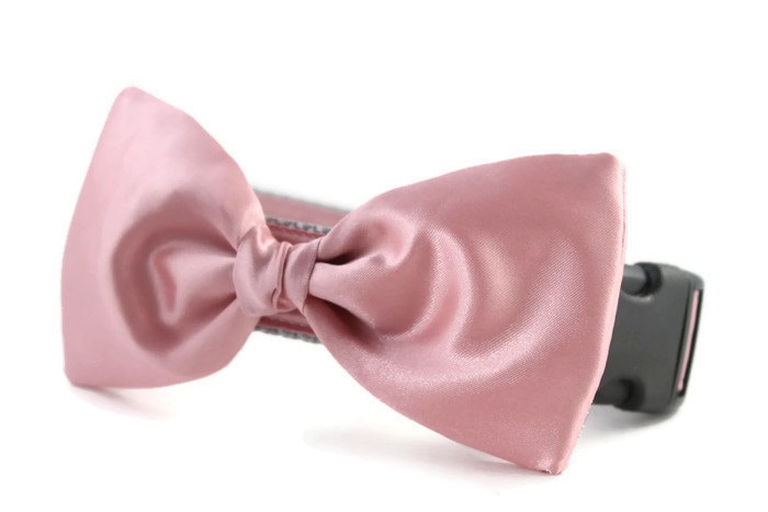rose quartz bow tie
