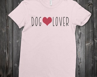 T-shirt amoureux des chiens - Cadeau amusant pour la Saint-Valentin