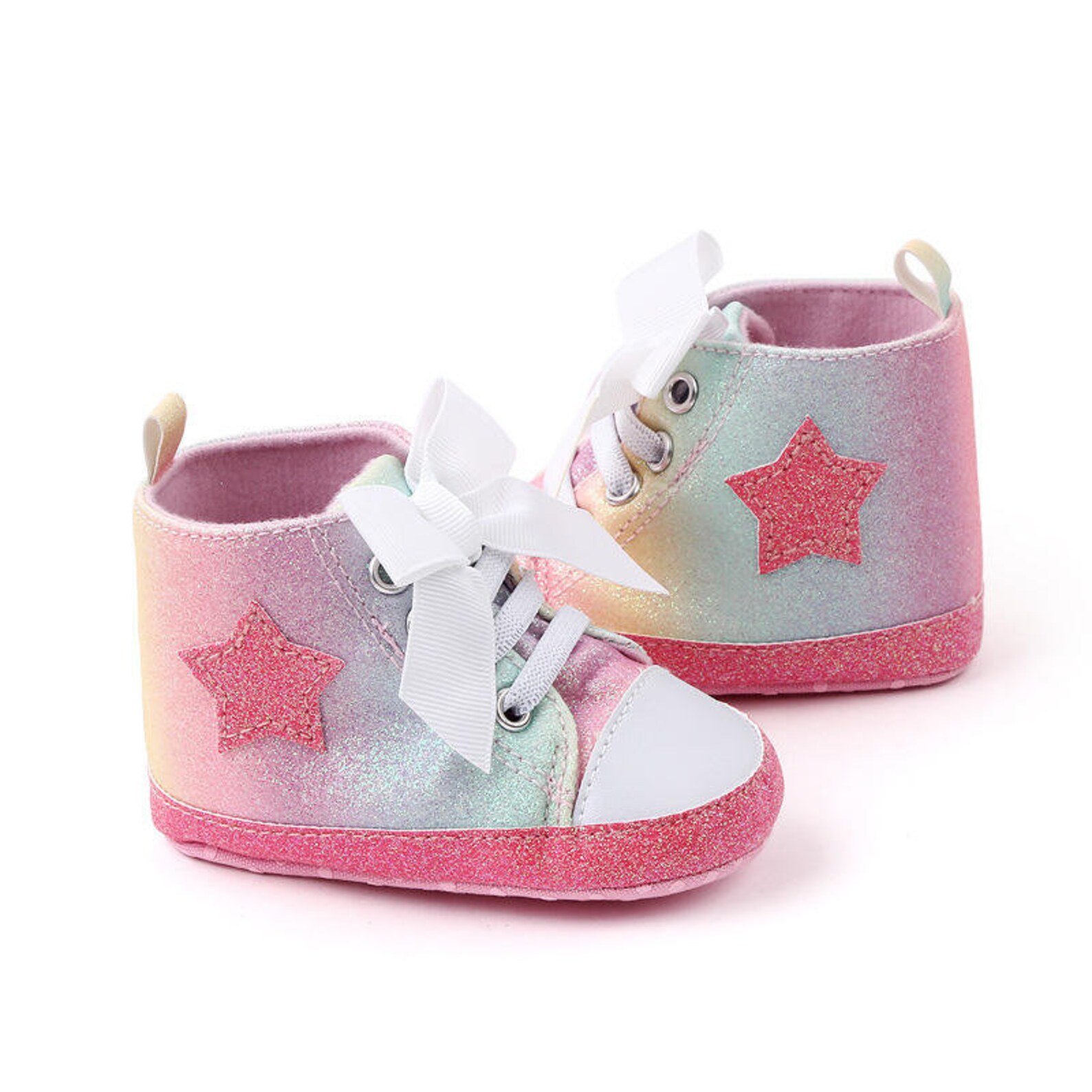 infant girl high top shoes