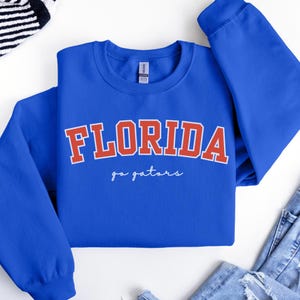 University of Florida Sweatshirt, Go Gators Crewneck, UF Sweater, Gator Football Crewneck, College Game Day, Varsity Crewneck, Florida Fan
