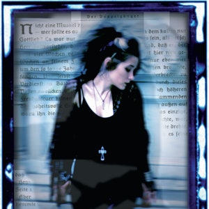 Goth Female Model Photo Print