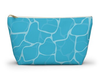 Bolsa para accesorios y cosméticos con base en T, neceser de maquillaje, colección Coastal, 2 tamaños