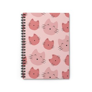 Spiral Notebook - Ruled Line, Journal, Cat Class