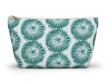 Bolsa para accesorios y cosméticos con base en T, neceser de maquillaje, colección Coastal, 2 tamaños