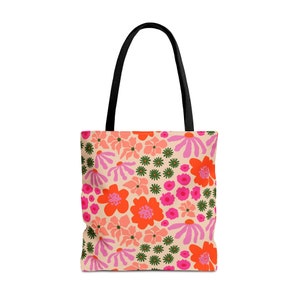 Tote Bag, Aloha Flower Power, 3 Sizes