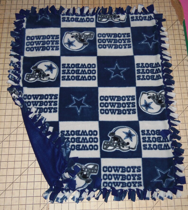Dallas Cowboys Fleece Baby Blanket Hand Tied Baby Dog Pet NFL Etsy