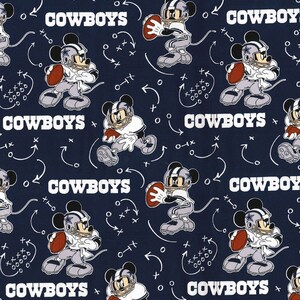 Dallas Cowboys Hair Scrunchie NFL Football Navy White Camo Tie Dyed Duck Cloth Fabric Scrunchies by Sherry Cowboys Mickey