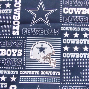 Dallas Cowboys Hair Scrunchie NFL Football Navy White Camo Tie Dyed Duck Cloth Fabric Scrunchies by Sherry image 2