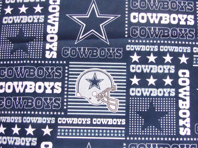 Dallas Cowboys Hair Scrunchie NFL Football Navy White Camo Tie Dyed Duck Cloth Fabric Scrunchies by Sherry image 2