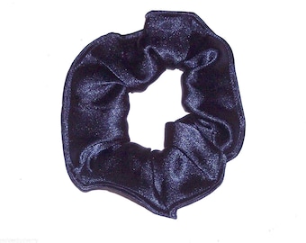 Satin Fabric Hair Scrunchie Ties Scrunchies by Sherry Nany Royal Blue Fuchsia Maroon Ponytail Holders
