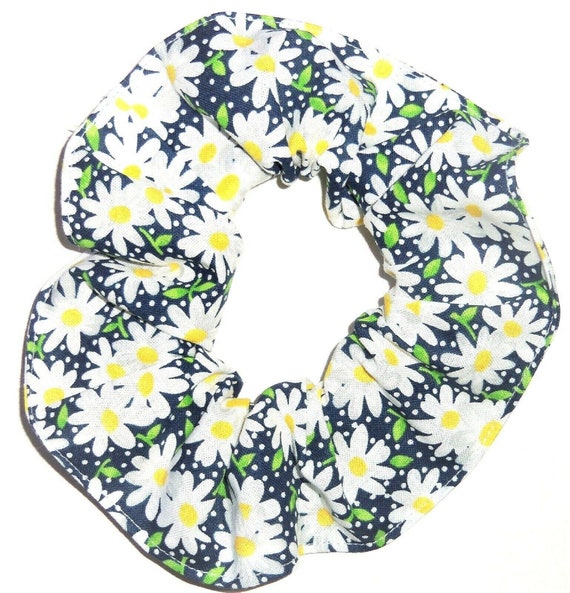 Hair Scrunchie Daisies Daisy Scrunchies by Sherry Ponytail Holder Ties New Hair Scrunchie Daisies Daisy Scrunchies by Sherry Ponytail Holder Ties New