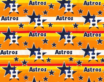 Houston Astros Fabric Hair Scrunchie Scrunchies by Sherry MLB Baseball