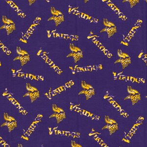 Minnesota Vikings Fabric Hair Scrunchie NFL Football Scrunchies by Sherry Purple Gold White Vikings Camo