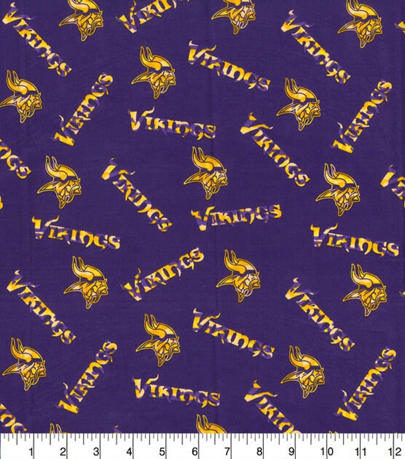 Minnesota Vikings Fabric Hair Scrunchie NFL Football Scrunchies by Sherry Purple Gold White Vikings Camo