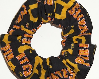 Pittsburgh Pirates Hair Scrunchie MLB Baseball Fabric Scrunchies by Sherry Ponytail Holders Ties