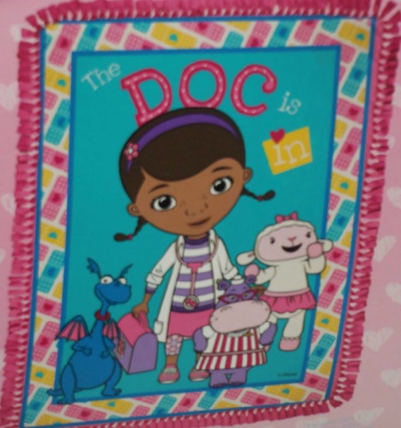 doc mcstuffins fleece blanket