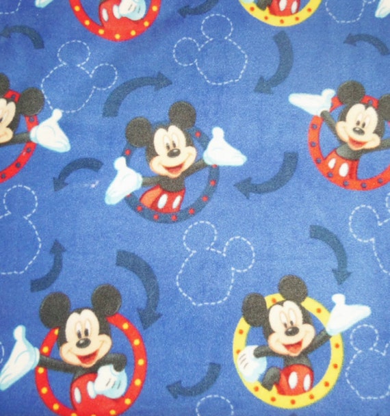 Disney Blue & Red Mickey Mouse Comforter