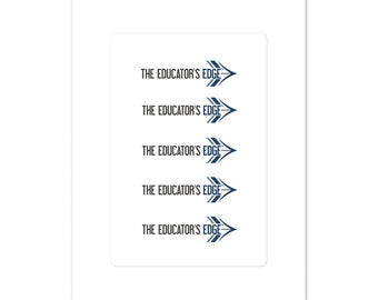 Sticker sheet - planner stickers - The Educator's Edge Stickers - Teacher stickers