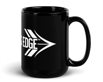 The Educator's Edge Mug - Black Glossy Mug - Teacher Mug - Teacher Gift - Coffee Mug