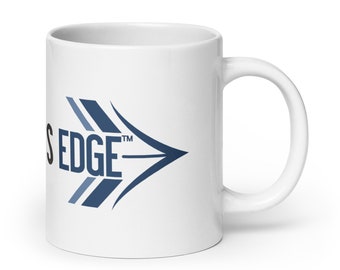 The Educator's Edge coffee mug - White glossy mug - teacher mug - coffee mug - Coffee cup
