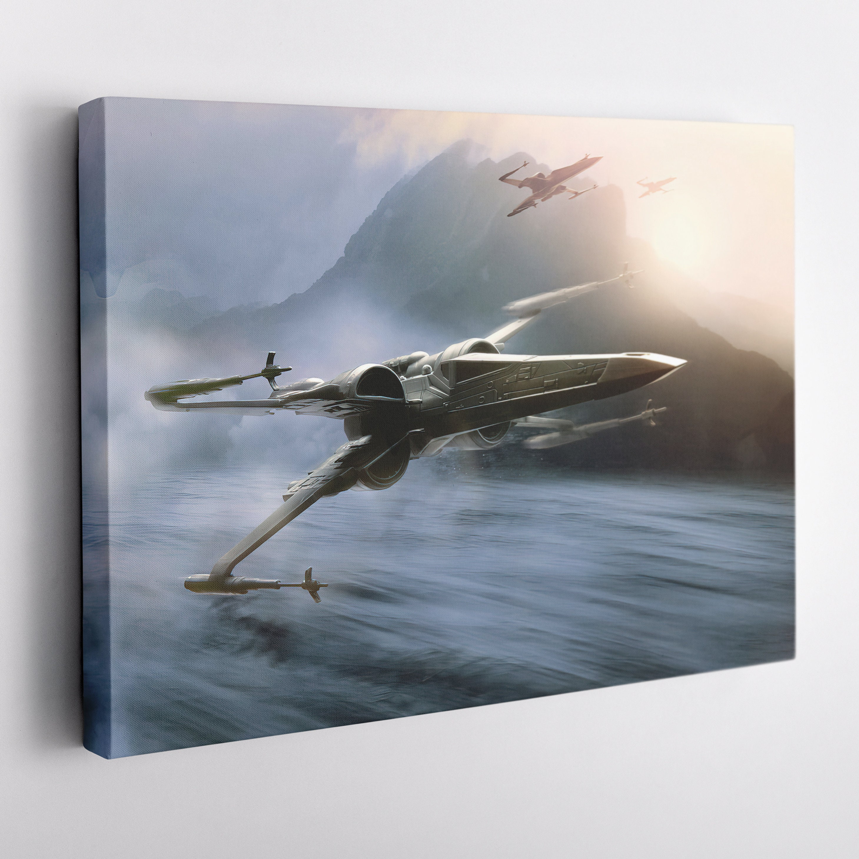 X Wing Starfighter Poster Starwars Canvas Wall Art Home Decor