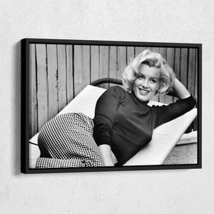 Marilyn Manroe Canvas muurkunst wanddecoratie Woondecoratie