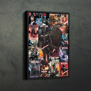 DARTH VADER Poster Collage Art Star Wars Canvas Wall Art Print Home Decor Ingelijste Poster Art