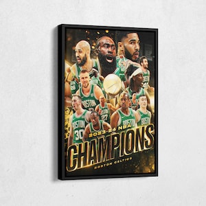 Boston Celtics 2024 NBA Cup Leinwand Wand Kunst 2024 Home Decor gerahmt Poster Druck