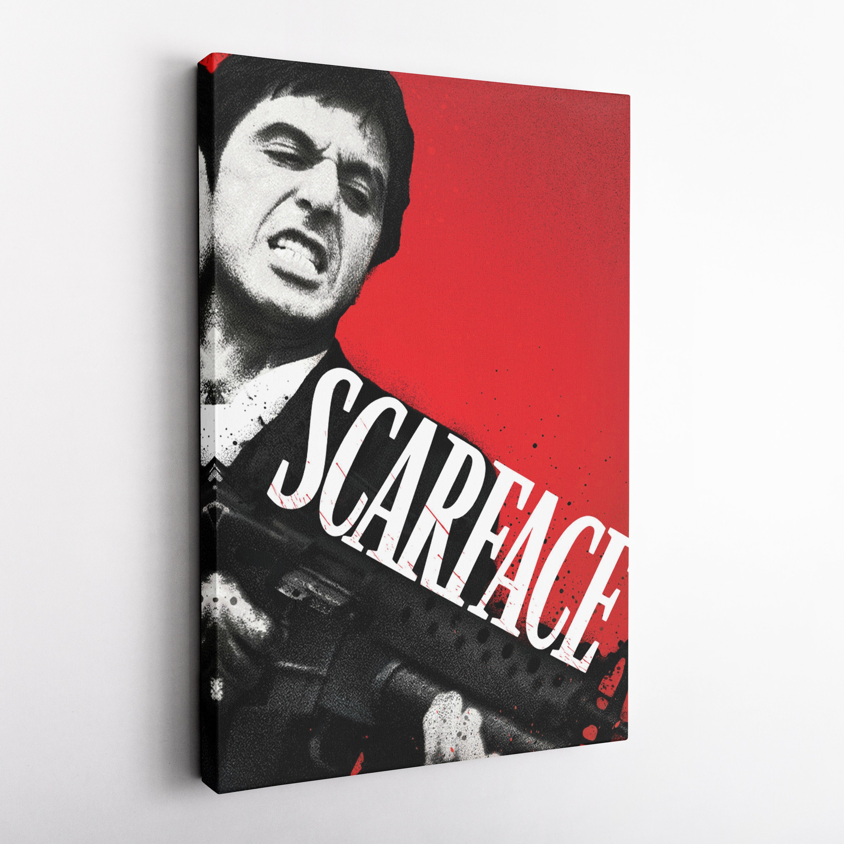 Scarface Movie Poster Canvas Wall Art Home Decor Framed Art - Etsy
