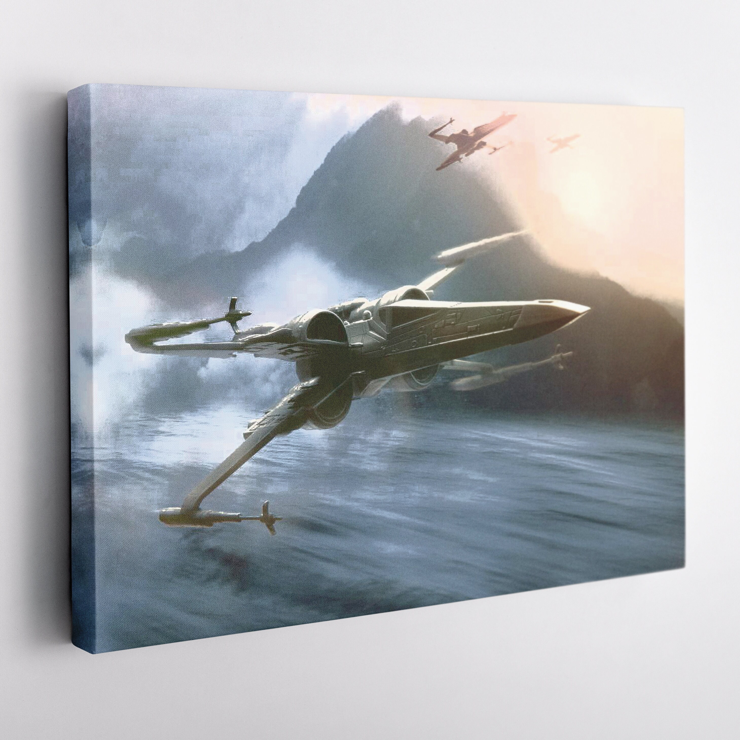 Star Wars Poster X Wing Wall Art Canvas Print Canvas Home Decor - Etsy