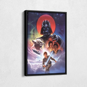 Het Empire Strikes Back Poster film Starwars Canvas Wall Art Home Decor ingelijste kunst