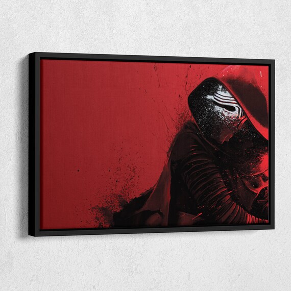 Star Wars Kylo Ren Poster Wall Art Legend Canvas Canvas Wall Art