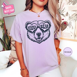 Comfort Colors Mama Bear Shirt, Mothers Day Gift, Cute Mama Shirt, Mom Life Shirt, Mothers Day Shirt, New Mom Shirt, First Time Mom GIft