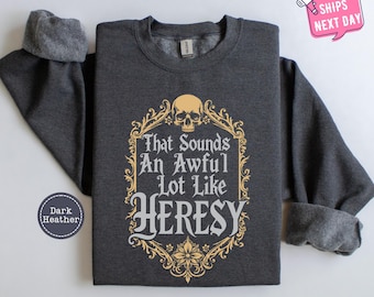 Sounds Like Heresy Sweatshirt, Funny Gaming Hoodie, Videogamer Gift, Videogamer Hoodie, Tabletop Wargame Sweatshirt for Men and Women