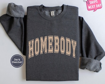 Preppy Homebody Sweatshirt, Womens Homebody Hoodie, Homebody Introvert Sweater, Homebody Club Sweater Gift, Home Body Hoodie Introvert Gift