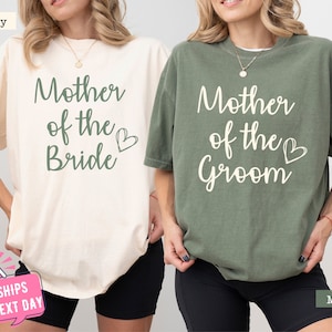 Mother of the Groom Shirt, Bridal Party Shirts, Bride Shirt, Bridesmaid Shirts, Bachelorette Party Shirts, Comfort Colors Mom of the Bride