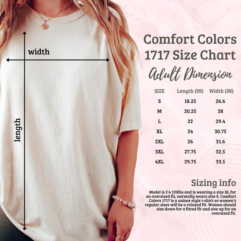 a women's size chart for a t - shirt