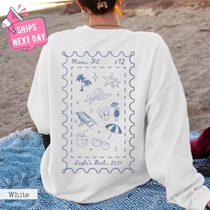 Beach Bachelorette Sweatshirt, Charleston Bachelorette Crewneck, Beach Bridal Party Gifts, Personalized Girls Club Trip, Custom Bride Hoodie