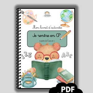 PDF Activity Booklet in French, Activity Book, Activity Booklet I'm going into CP, Montessori, Learning Kit, primary school