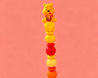 Storybook Bear Crochet & Friends Hook Topper Set | Silicone Bead, 3-6mm