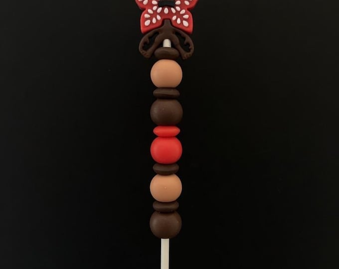 Demogorgon Silicon Beaded Crochet Hook - Stranger Things Inspired