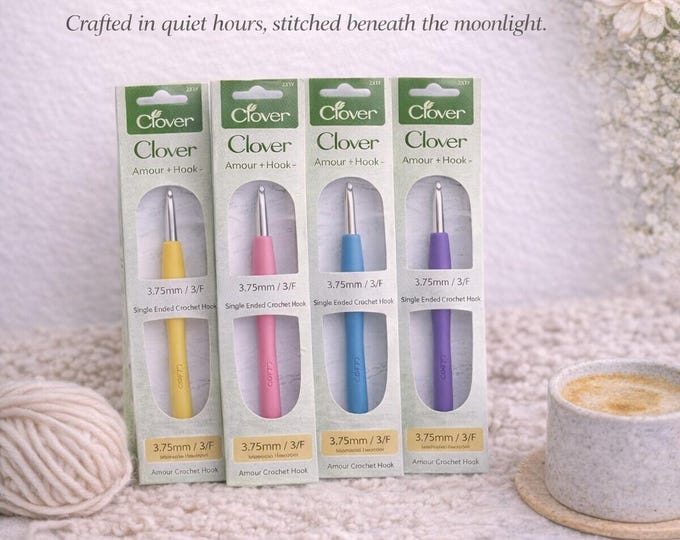 Clover Amour Steel Crochet Hook