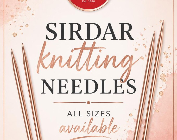 Sirdar Knitting Needles – All Sizes, 35-40cm Length for Crafters